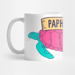 Paphos, Pafos Cyprus is my happy place turtle Mug